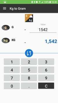 Kg to g / Kilograms to Grams Converter screenshot 2