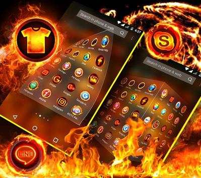 Fire Dragon Anger Theme screenshot 2