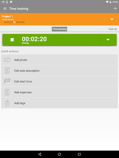Mobile Worker - Time tracker screenshot 6