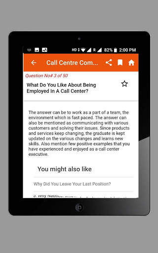 Call center interview question answers screenshot 8