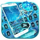 Technology Neon Blue Theme on 9Apps