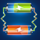 Battery charger fast speed icon