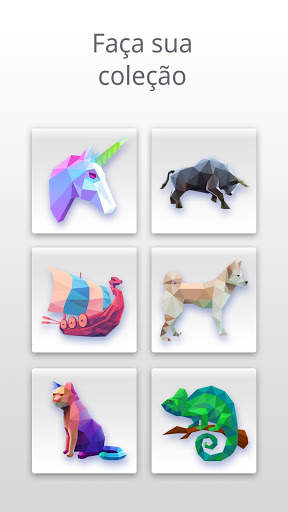 Arte polígono Jogos de puzzle 3D screenshot 5