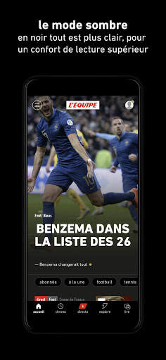 L'Équipe - Sport en direct : foot, tennis, rugby.. screenshot 3