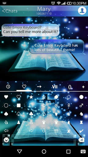 Bible Emoji Keyboard Theme स्क्रीनशॉट 4
