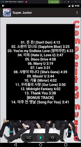 Super Junior - Best Songs Album screenshot 3