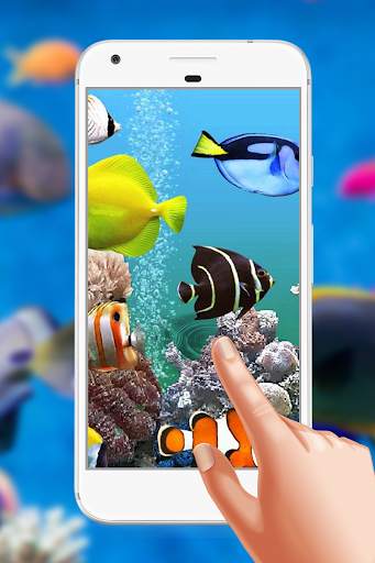 Aquarium Magic Touch Live Wallpaper 1 تصوير الشاشة