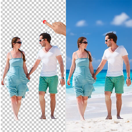 Cut Paste Photo Changer Editor icon