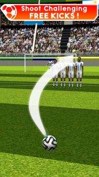 Sepak bola Dunia Tendangan gol screenshot 1