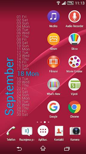 Calendar Widget - Monthly screenshot 2