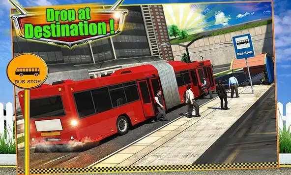 Modern Bus Driver 3D Sim screenshot 2