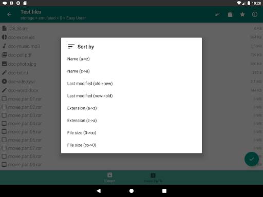 Easy Unrar, Unzip & Zip screenshot 5