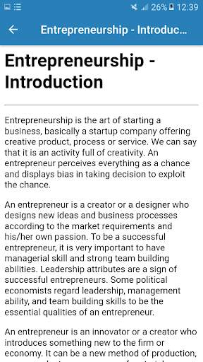 Learn Entrepreneurship Development скриншот 3