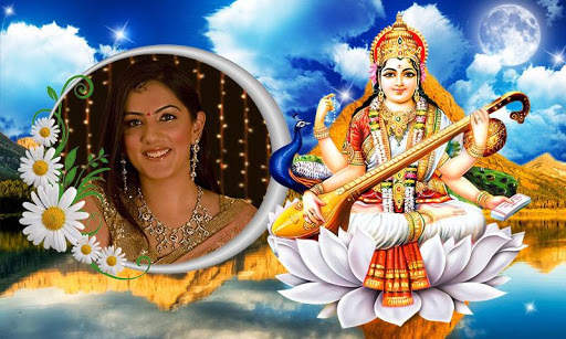 Goddess Saraswati Photo Frames HD screenshot 2