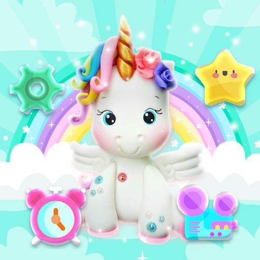 Cute Rainbow Unicorn Launcher Theme 1.1.4
