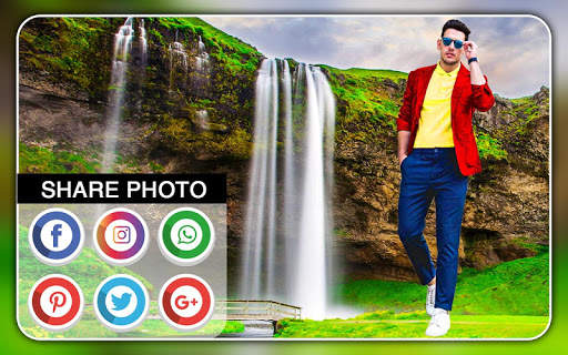 Waterfall Photo Editor:Waterfall Photo Frames 2020 8 تصوير الشاشة