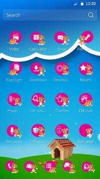 Puppy Love CM Launcher Theme screenshot 3