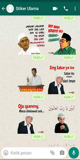 Stiker WA Islami Ulama WAStickeraApps screenshot 3