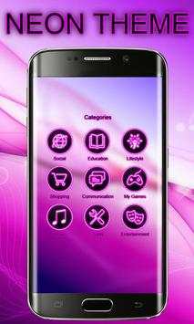 Neon Launcher Theme Free screenshot 3