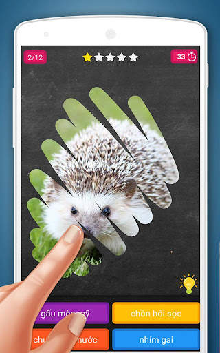 Trò chơi cào: đố động vật screenshot 2