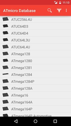 ATmicro Database скриншот 1