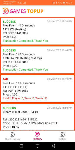 Games Topup screenshot 3