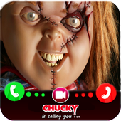 Fake Call from vedio chucky DOLL icon