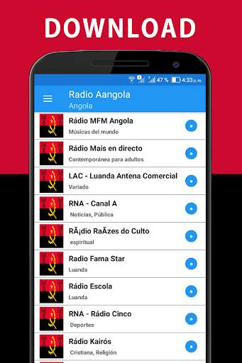 Radio Online Gratuito Angola screenshot 3