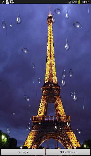 Rainy Night Live Wallpaper screenshot 1