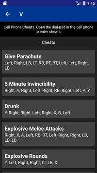Cheats for GTA screenshot 4