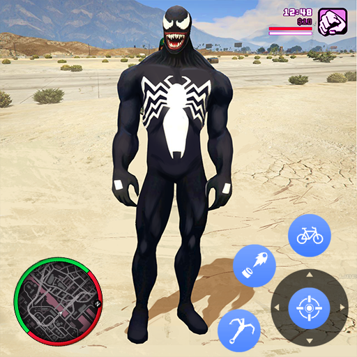 ikon Neon Spider Rope Hero : Vice Town