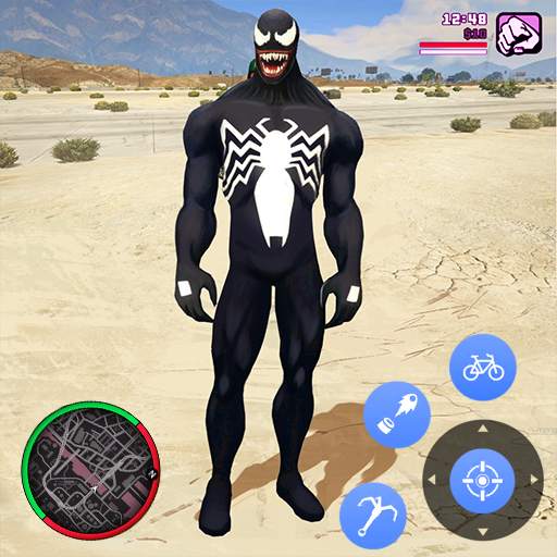 Neon Spider Rope Hero : Vice Town 1.0