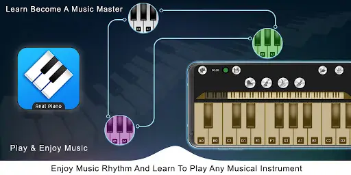 Real Piano App - Perfect Piano For Learning screenshot 1