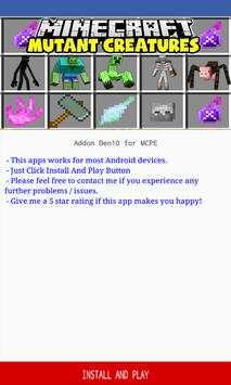 Add-on Mutant Creatures for Minecraft PE screenshot 2