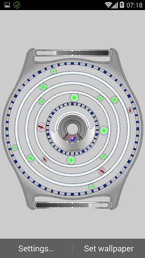 Planetary Clock Live-Wallpaper screenshot 4