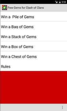 Free Gems for Clash of Clans screenshot 2