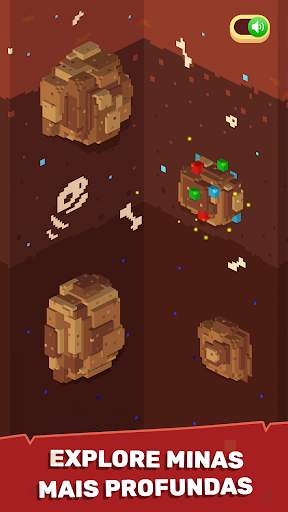 Diggerville 3d: Jogo de Pixel | Clicker Game screenshot 3