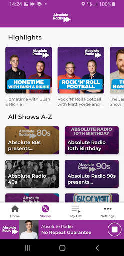 Absolute Radio screenshot 4