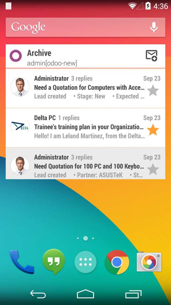 Odoo Messaging скриншот 3