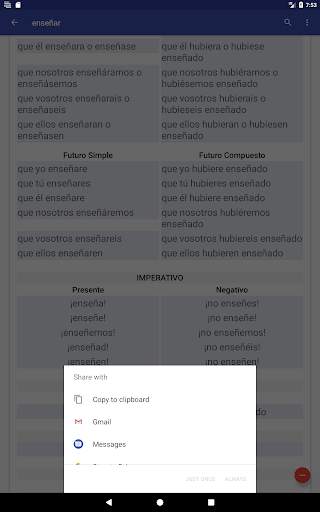 Verbos Español screenshot 23