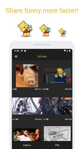 Gif mini: GIF Editor स्क्रीनशॉट 1