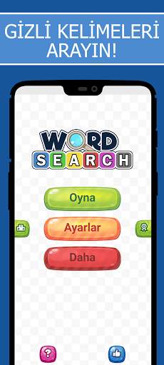 Kelime arama bulmaca - Ücretsiz Kelime Oyunları screenshot 1