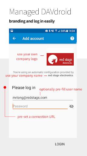 Managed DAVx⁵ – CalDAV/CardDAV for Organizations screenshot 2