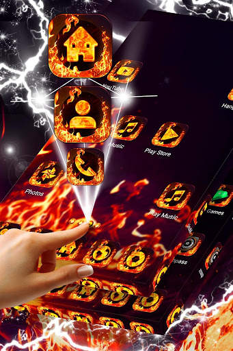 Fire Launcher Theme 2021 скриншот 2