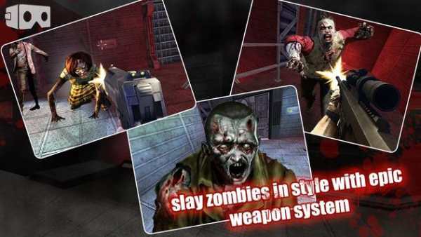 VR zombie berbahaya shooting screenshot 3