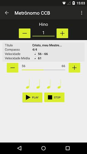 Metrônomo CCB Free screenshot 1