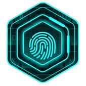 Tech FingerPrint Style Keyboard Theme 10001001
