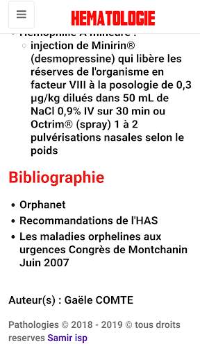 Hématologie screenshot 15