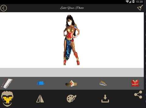 Wonder Woman Photo Editor and Wallpaper Frame 2017 screenshot 6