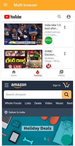 Multi Browser- Browser with multiple screens screenshot 2